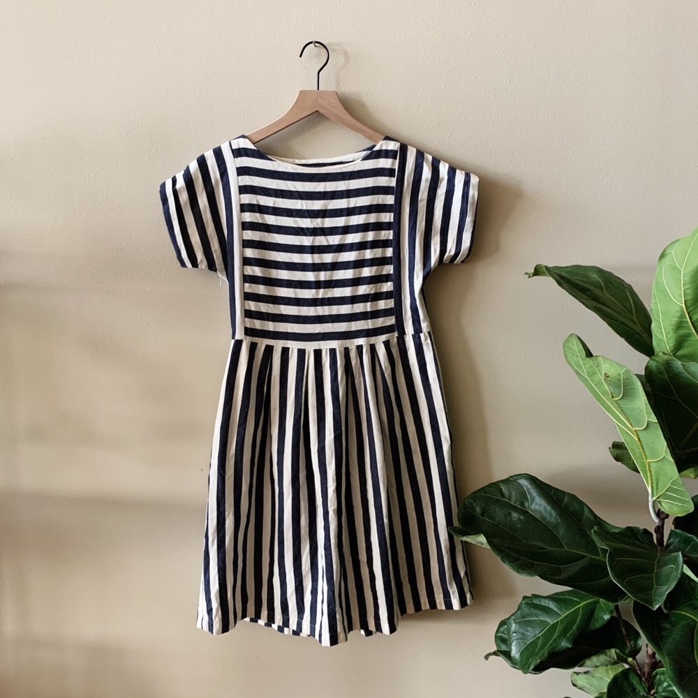 Clad & Cloth Cotton Striped Dress Size XS